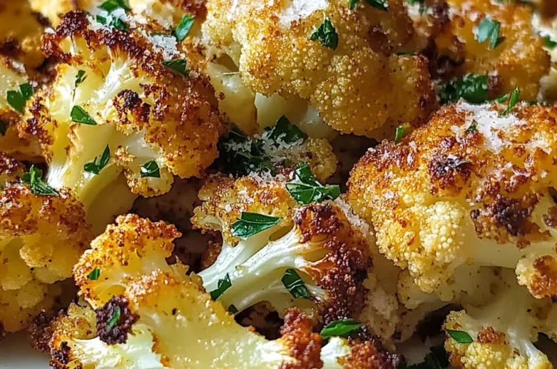 Crispy Roasted Cauliflower