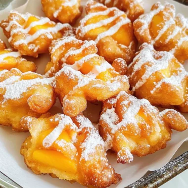 Delicious Fresh Peach Fritters