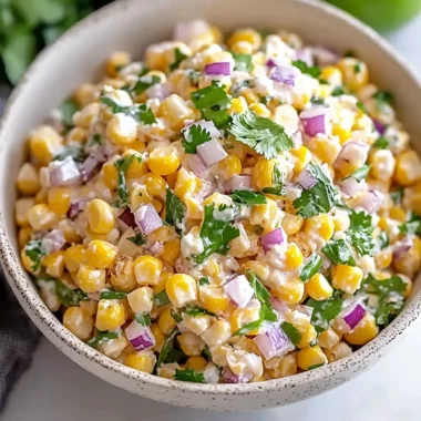 Delicious Street Corn Salad with Greek Yogurt
