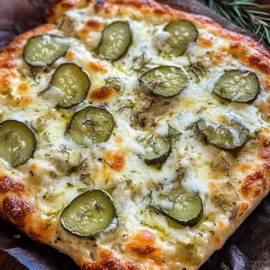 Dill Pickle Focaccia Bread