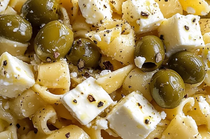 Dirty Martini Pasta Salad