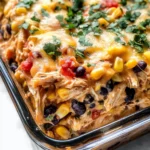 Easy Chicken Burrito Casserole