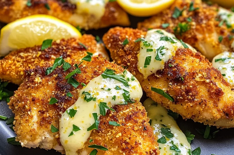 Easy Zesty Lemon Pecorino Crispy Chicken: An Amazing Ultimate Recipe