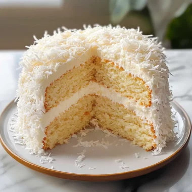 Fluffy Coconut Cake