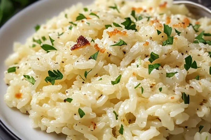 Garlic Parmesan Rice