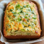 Green Onion Zucchini Cheddar Quick Bread