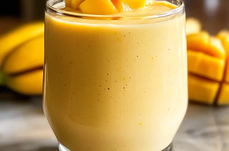 Healthy Mango Smoothie Recipe