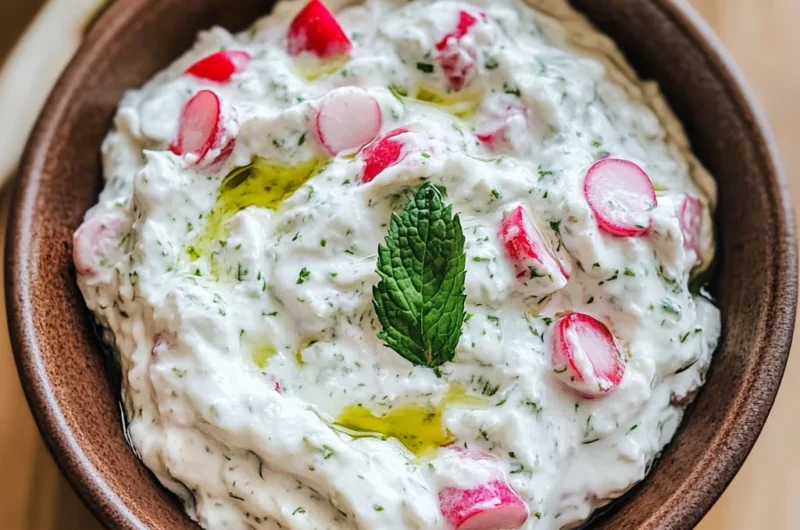 Healthy Radish Tzatziki Dip