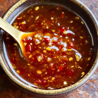 Homemade Sweet Chili Sauce