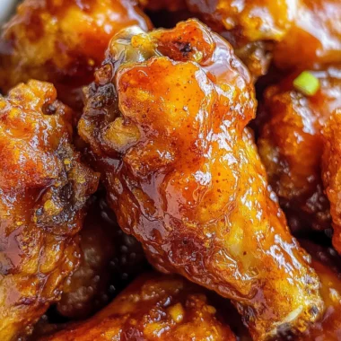 Hot Honey Peach Wings