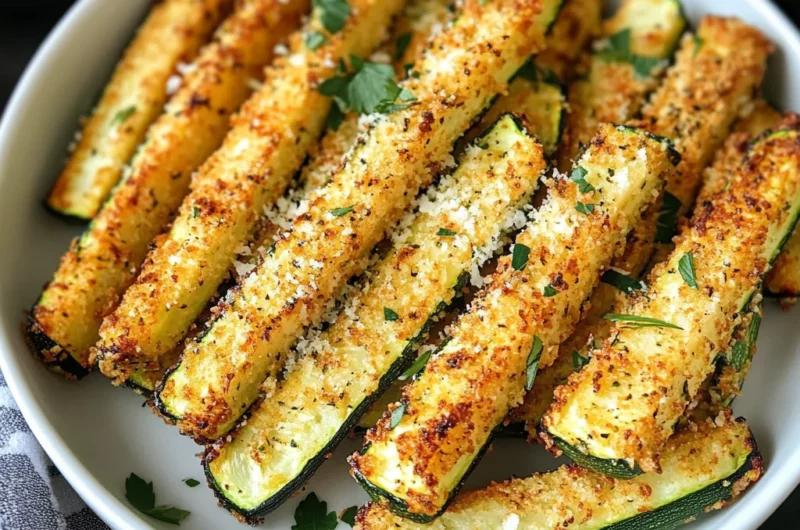 Low Calorie Air Fryer Zucchini Fries