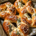 Mozzarella Stuffed Soft Pretzels