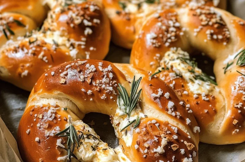 Mozzarella Stuffed Soft Pretzels