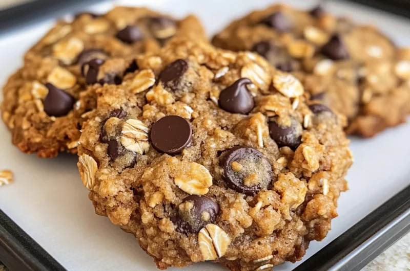 Peanut Butter Oatmeal Chocolate Chip Cookies