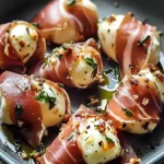 Prosciutto Wrapped Mozzarella Bites