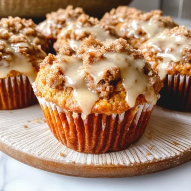 Pumpkin Cinnamon Streusel Muffins