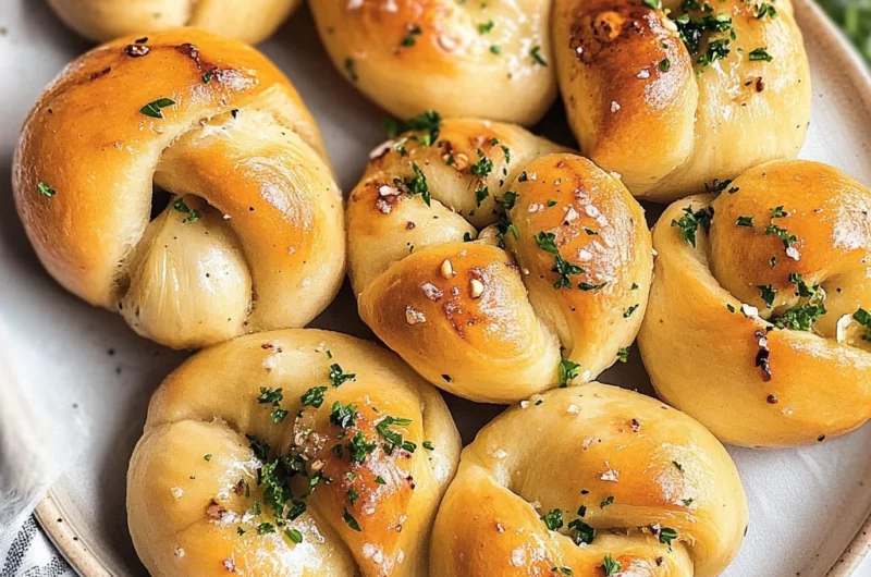 Quick Sourdough Discard Garlic Knots