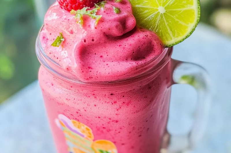 Raspberry Lime Smoothie