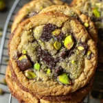 Salted Pistachio Chocolate Chunk Cookies