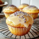 Soft & Fluffy Lemon Lavender Muffins Recipe