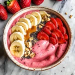 Strawberry Banana Smoothie Bowl