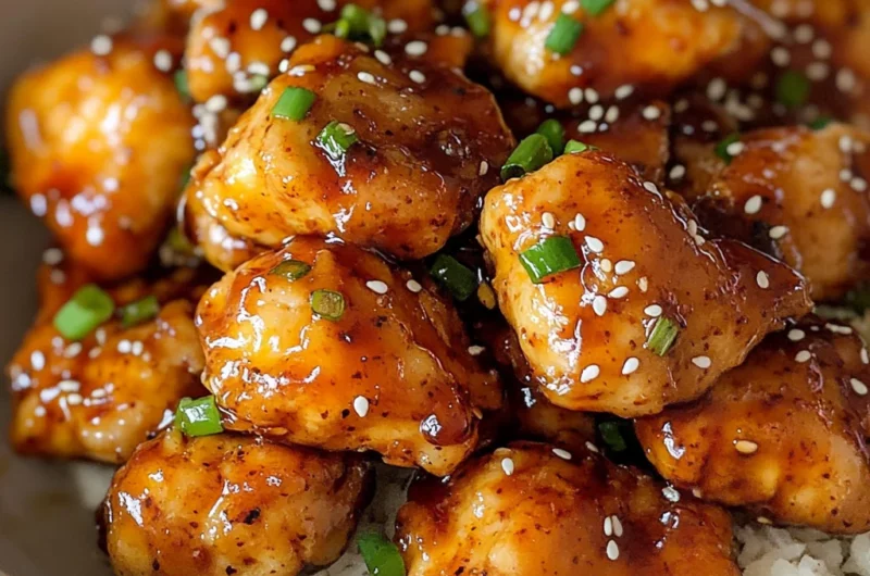Sweet Chili Chicken Bites in 20 minutes