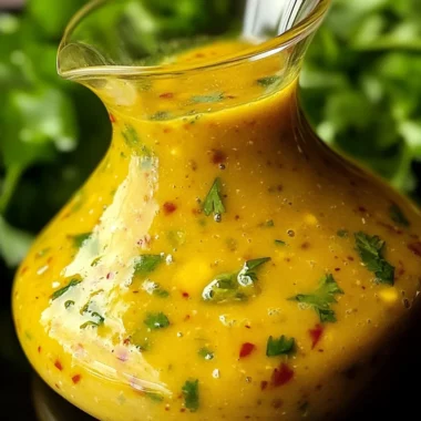 Sweet and Spicy Mango Salad Dressing