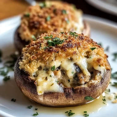 Tasty Olive Garden Stuffed Mushrooms