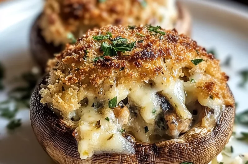 Tasty Olive Garden Stuffed Mushrooms