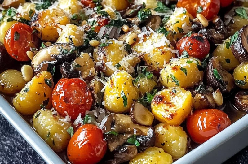 Tasty Roasted Vegetables with Gnocchi