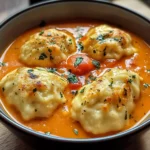 Tomato Dumpling Soup