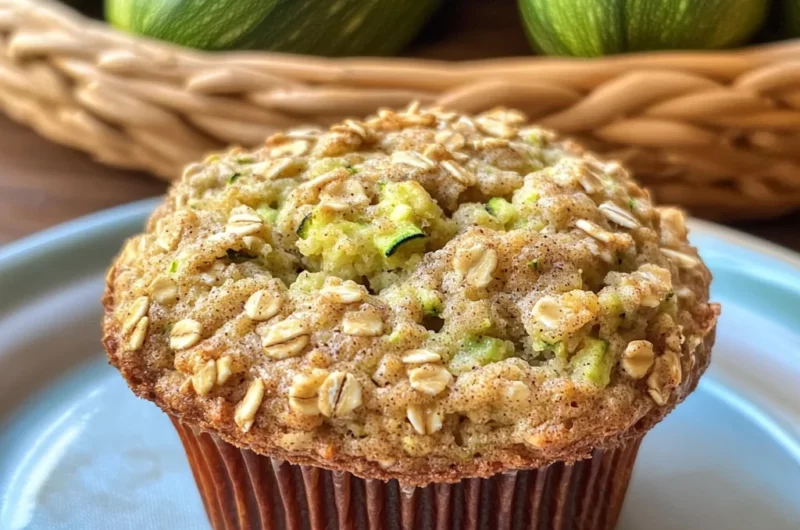 Zucchini Oatmeal Muffins