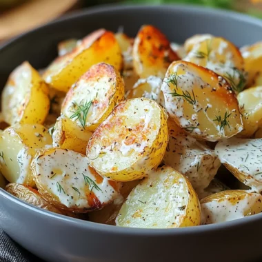 creamy roasted ranch potato salad