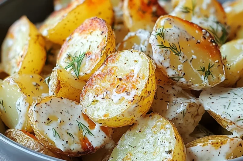 creamy roasted ranch potato salad