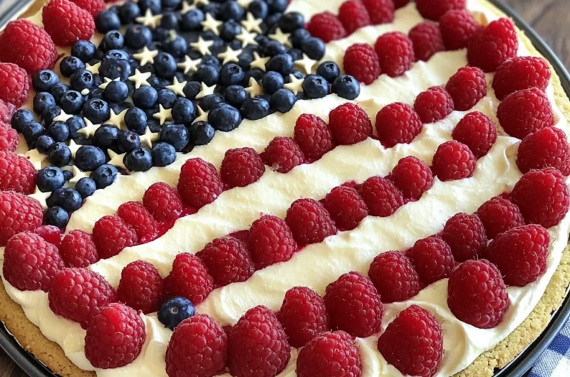 American Flag Fruit Pizza