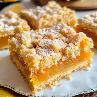 Apricot Shortbread Bars Recipe
