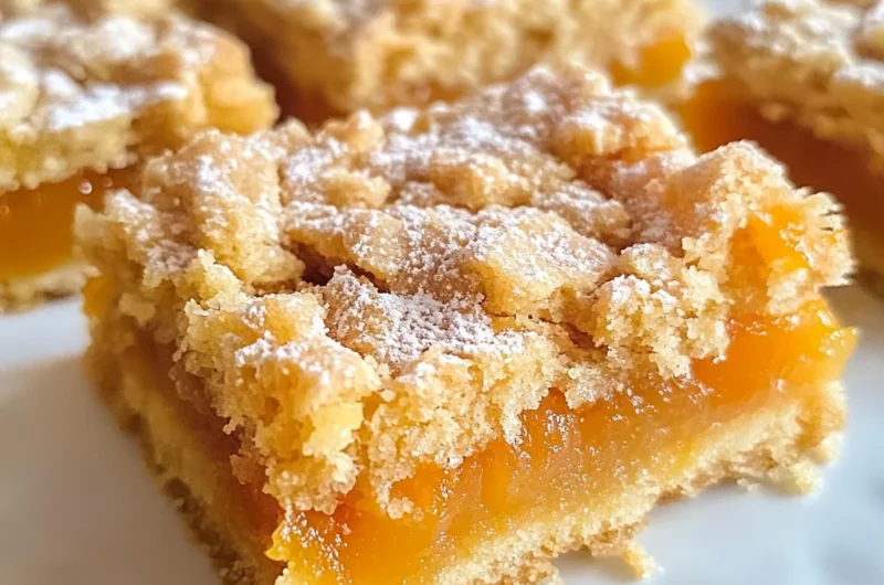 Apricot Shortbread Bars Recipe