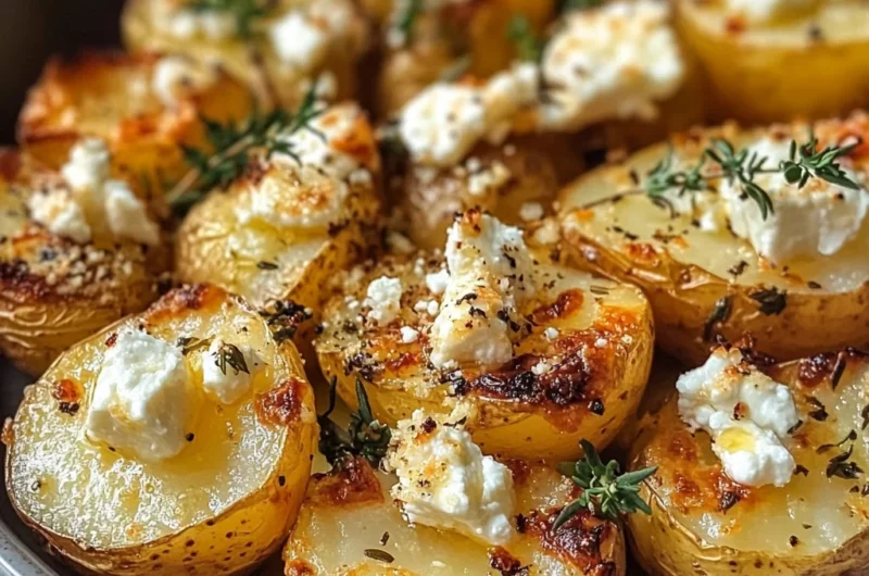Baked Feta Potatoes with Lemon