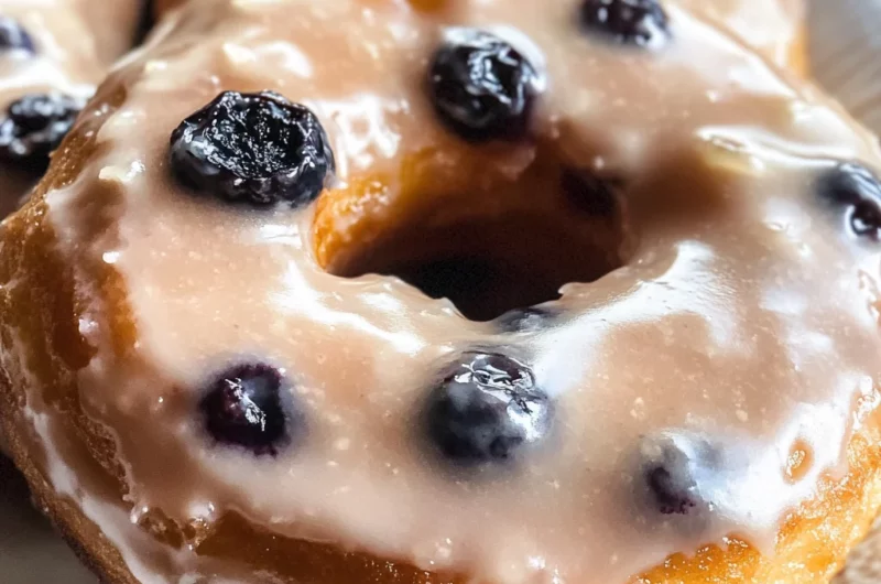 Blueberry Cake Donuts