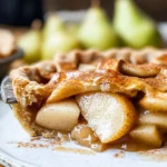 Chai Spice Vegan Pear Pie