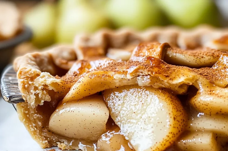 Chai Spice Vegan Pear Pie