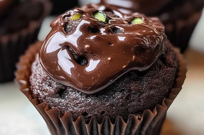 Chocolate Zucchini Cupcakes