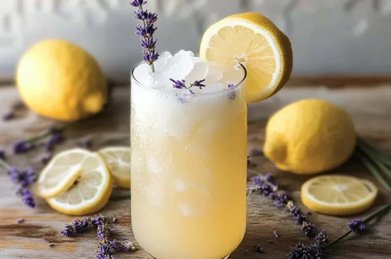 Coconut Lavender Lemonade Mocktail