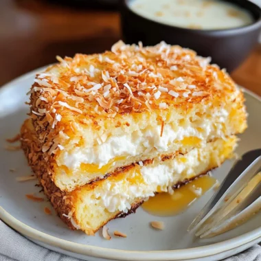 Coconut Stuffed French Toast Recipe