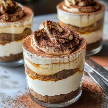 Coffee Protein Tiramisu Cups Recipe