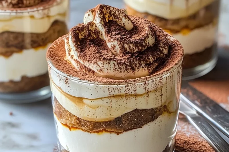 Coffee Protein Tiramisu Cups Recipe