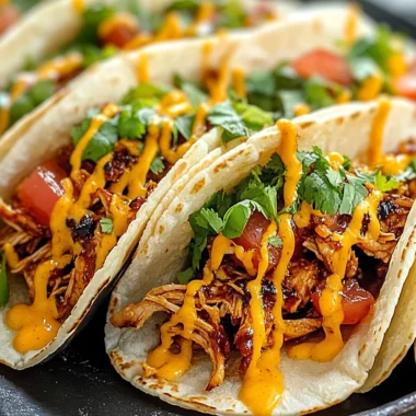 Garlic Butter Honey BBQ Chicken Tacos: Quick Recipe Tips!