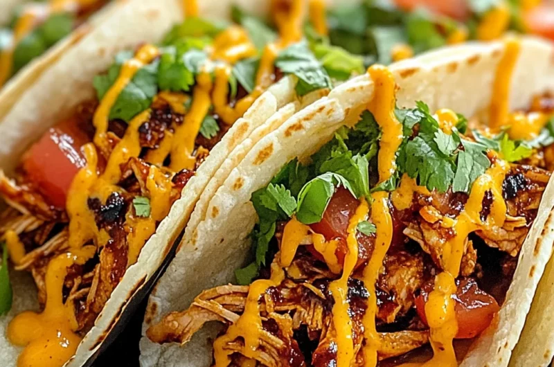Garlic Butter Honey BBQ Chicken Tacos: Quick Recipe Tips!