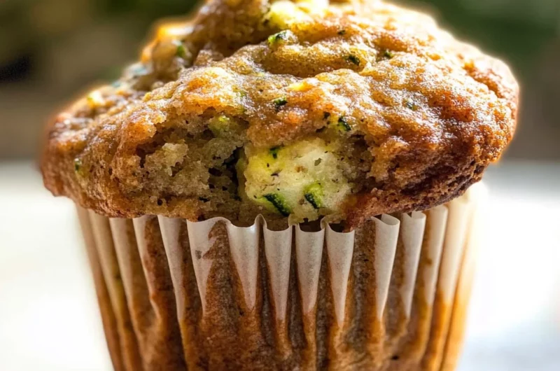 Healthy Banana Zucchini Muffins