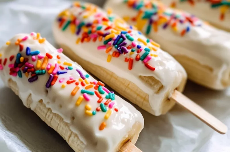 Healthy Yogurt Banana Pops